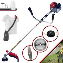 Roçadeira Multifunções Kawashima BCJ521-L À Gasolina 2 Tempos 52cc 2,5HP de Alta Rotação e Performance Máquina de Corta Grama Com 3 Opções de Cortes Cabeçote de Nylon + Lâmina Facão + Lâmina 40 Dentes Roçadeira Multifunções Kawashima BCJ521-L À Gasolina 2 Tempos 52cc 2,5HP de Alta Rotação e Performance Máquina de Corta Grama Com 3 Opções de Cortes Cabeçote de Nylon + Lâmina Facão + Lâmina 40 Dentes