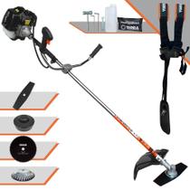 Roçadeira Multifunções Terra GRH520 À Gasolina 2 Tempos 52cc 2,5HP de Potência Alta Rotação e Performance Completa Com Carretel de Nylon e Lâmina Facão + Lâmina 80 Dentes + Escova Circular de Aço Roçadeira Multifunções Terra GRH520 À Gasolina 2 Tempos 52cc 2,5HP de Potência Alta Rotação e Performance Completa Com Carretel de Nylon e Lâmina Facão + Lâmina 80 Dentes + Escova Circular de Aço