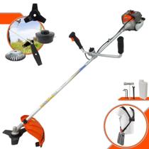 Roçadeira Multifunções Vulcan VR330P À Gasolina 2T 33cc 1,2HP de Potência Alta Rotação e Performance Completa Com Guidão Anti-Vibração Carretel de Nylon e Lâmina 3 Pontas + Lâmina 2 Pontas + Escova Roçadeira Multifunções Vulcan VR330P À Gasolina 2T 33cc 1,2HP de Potência Alta Rotação e Performance Completa Com Guidão Anti-Vibração Carretel de Nylon e Lâmina 3 Pontas + Lâmina 2 Pontas + Escova