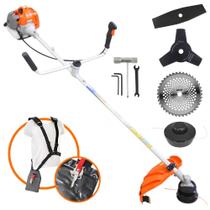 Roçadeira Multifunções Vulcan VR430P À Gasolina 2 Tempos 43cc 1,7HP de Potência Alta Rotação e Performance Completa Com Carretel de Nylon e Lâmina 3 Pontas + Lâmina Facão + Disco 40 Dentes de Vídea Roçadeira Multifunções Vulcan VR430P À Gasolina 2 Tempos 43cc 1,7HP de Potência Alta Rotação e Performance Completa Com Carretel de Nylon e Lâmina 3 Pontas + Lâmina Facão + Disco 40 Dentes de Vídea