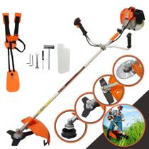 Roçadeira Multifunções Vulcan VR620H À Gasolina 2 Tempos 62cc 3HP de Potência Alta Rotação e Performance Completa Com Carretel de Nylon e Lâmina 3 Pontas + Lâmina Facão + Disco 40 Dentes de Vídea Roçadeira Multifunções Vulcan VR620H À Gasolina 2 Tempos 62cc 3HP de Potência Alta Rotação e Performance Completa Com Carretel de Nylon e Lâmina 3 Pontas + Lâmina Facão + Disco 40 Dentes de Vídea