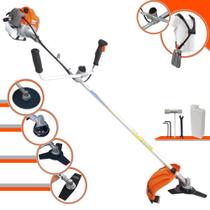 Roçadeira Podador de Grama Vulcan VR430-P À Gasolina Motor 2 Tempos 43cc 1,7HP de Potência Alta Rotação e Performance Completa Com Carretel Nylon e Lâmina 3 Pontas + Lâmina 2 Pontas + Disco 80 Dentes Roçadeira Podador de Grama Vulcan VR430-P À Gasolina Motor 2 Tempos 43cc 1,7HP de Potência Alta Rotação e Performance Completa Com Carretel Nylon e Lâmina 3 Pontas + Lâmina 2 Pontas + Disco 80 Dentes