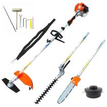 Roçadeira Podador e Aparador de Cercas Vivas 3 em 1 a Gasolina 33 Cilindradas VRM3300 Vulcan