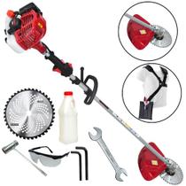 Roçadeira Premium Kawashima KW2600T 2T Com Motor M2600 e Lâmina de Vídia Ideal Para Trabalho Pesado