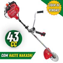 Roçadeira Premium Kawashima KW4300L Motor M4300 43cc Potente, Forte e Econômica Com Lâmina de Vídia