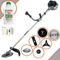 Roçadeira Profissional À Gasolina Anmax CG430B 43cc 1,7HP 12.000rpm Aparador de Grama 6 Em 1 Com Carretel + Faca 2 Pontas + Faca 3 Pontas + Faca 40 Dentes + Faca 80 Dentes + Escova de Aço + ÓLEO STIHL Roçadeira Profissional À Gasolina Anmax CG430B 43cc 1,7HP 12.000rpm Aparador de Grama 6 Em 1 Com Carretel + Faca 2 Pontas + Faca 3 Pontas + Faca 40 Dentes + Faca 80 Dentes + Escova de Aço + ÓLEO STIHL