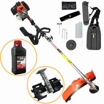 Roçadeira Profissional a Gasolina Importway Forte 3HP 63cc + Oleo Toyama 2T + Luvas e Oculos de Proteçao