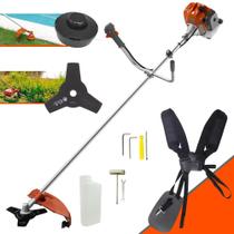 Roçadeira Profissional Á Gasolina Tekna RL520ACN-TK 52cc 2HP de Alta Potência e Rotação 9000rpm Completa Com Carretel Fio Nylon, Faca 3 Pontas, Guidão Bi-Partido, Cinto Almofadado e Kit Ferramentas Roçadeira Profissional Á Gasolina Tekna RL520ACN-TK 52cc 2HP de Alta Potência e Rotação 9000rpm Completa Com Carretel Fio Nylon, Faca 3 Pontas, Guidão Bi-Partido, Cinto Almofadado e Kit Ferramentas