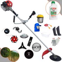 Roçadeira Profissional Anmax CG430P 43cc 2T 2HP 9.000rpm Com Carretel e Lâmina 2 Pontas + Lâmina 3 Pontas + Lâmina 6 Pontas + Lâmina 40 Dentes + Lâmina 80 Dentes + Trimmer + Escova + EPI + ÓLEO STIHL Roçadeira Profissional Anmax CG430P 43cc 2T 2HP 9.000rpm Com Carretel e Lâmina 2 Pontas + Lâmina 3 Pontas + Lâmina 6 Pontas + Lâmina 40 Dentes + Lâmina 80 Dentes + Trimmer + Escova + EPI + ÓLEO STIHL