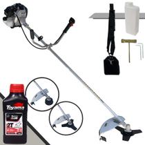 Roçadeira Profissional Com Sistema Antivibração Toyama TBC43-H À Gasolina 43cc 2 Tempos 1,7HP de Potência 12.000rpm Alta Performance Completa Com Cabeçote de Nylon + Lâmina 3 Pontas + ÓLEO TOYAMA FG50 Roçadeira Profissional Com Sistema Antivibração Toyama TBC43-H À Gasolina 43cc 2 Tempos 1,7HP de Potência 12.000rpm Alta Performance Completa Com Cabeçote de Nylon + Lâmina 3 Pontas + ÓLEO TOYAMA FG50