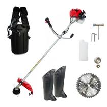 Roçadeira Profissional Gasolina Toyama Tbc63 Com Perneira