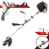 Roçadeira Profissional Kawashima KW43LE À Gasolina Motor 2 Tempos 43cc 1,7HP de Potência 10.000rpm Completa Para Todos os Tipos de Trabalho Com Lâmina Facão + Lâmina 3 Pontas + Lâmina 40 Dentes Vídea Roçadeira Profissional Kawashima KW43LE À Gasolina Motor 2 Tempos 43cc 1,7HP de Potência 10.000rpm Completa Para Todos os Tipos de Trabalho Com Lâmina Facão + Lâmina 3 Pontas + Lâmina 40 Dentes Vídea