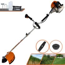 Roçadeira Profissional Lateral Terra GRHB430 Á Gasolina 2 Tempos 43cc 1,7Hp Com Haste Bipartida Desmontável e de Fácil Transporte