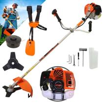 Roçadeira Profissional Lateral Vulcan VR620H 2T 62cc 3cv À Gasolina Com Faca 3 Pontas e Cinto Duplo Roçadeira Profissional Lateral Vulcan VR620H 2T 62cc 3cv À Gasolina Com Faca 3 Pontas e Cinto Duplo