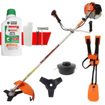 Roçadeira Profissional Lateral Vulcan VR620H 2T 62cc 3HP À Gasolina Com Óleo Castrol Stihl 500ml - Vulcan Trent