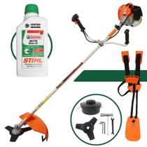 Roçadeira Profissional Lateral Vulcan VR620H À Combustão 2T 3HP 62cc Com Óleo Castrol Stihl 500ml Roçadeira Profissional Lateral Vulcan VR620H À Combustão 2T 3HP 62cc Com Óleo Castrol Stihl 500ml