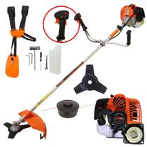 Roçadeira Profissional Lateral Vulcan VR620H À Gasolina 2 Tempos 62cc 3cv 10500rpm Alta Potência Roçadeira Profissional Lateral Vulcan VR620H À Gasolina 2 Tempos 62cc 3cv 10500rpm Alta Potência