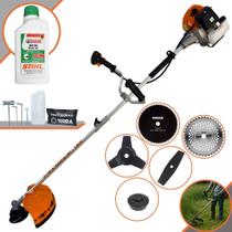 Roçadeira Profissional Terra GRHB430 Bi-Partida À Gasolina 43cc 1,7HP de Potência 12.000rpm Completa Com Carretel + Lâmina 2 Pontas + Lâmina 3 Pontas + Lâmina 40 Dentes + Lâmina 80 Dentes + ÓLEO STIHL Roçadeira Profissional Terra GRHB430 Bi-Partida À Gasolina 43cc 1,7HP de Potência 12.000rpm Completa Com Carretel + Lâmina 2 Pontas + Lâmina 3 Pontas + Lâmina 40 Dentes + Lâmina 80 Dentes + ÓLEO STIHL