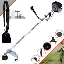 Roçadeira Profissional Toyama TBC43H À Gasolina 43cc 1,7HP 12000rpm C/ Carretel Nylon + Lâmina 2 Pontas + Lâmina 3 Pontas + Lâmina 80 Dentes + Trimmer Roçadeira Profissional Toyama TBC43H À Gasolina 43cc 1,7HP 12000rpm C/ Carretel Nylon + Lâmina 2 Pontas + Lâmina 3 Pontas + Lâmina 80 Dentes + Trimmer