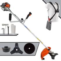 Roçadeira Profissional Vulcan VR330P 2T 33CC 1,3CV Resistente + Disco Circular 80 Dentes Furo 25mm