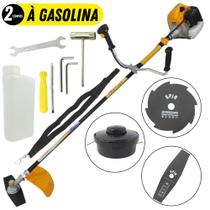 Roçadeira Profissional Vulcan VR430H 2T 43CC 1,7CV Extra Disco 8 Pontas Furo 25mm Tamanho 200mm