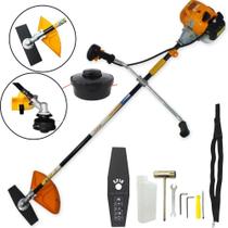 Roçadeira Profissional Vulcan VR430H 2T 43CC 1,7CV Partida Extremamente Leve com Lâmina 2 Pontas