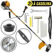 Roçadeira Profissional Vulcan VR430H 2T 43CC 1,7CV Potente com Disco Extra Circular NS05 40 Dentes