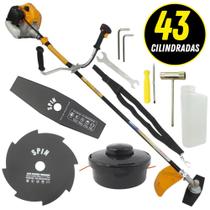 Roçadeira Profissional Vulcan VR430H 2T 43CC 1,7CV Robusta + Faca 8 Pontas Furo 25mm Tamanho 200mm