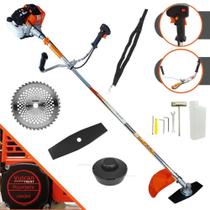 Roçadeira Profissional Vulcan VR430S 2T 43CC 1,7CV à Gasolina + Disco Circular Videa NS05 40 Dentes Roçadeira Profissional Vulcan VR430S 2T 43CC 1,7CV à Gasolina + Disco Circular Videa NS05 40 Dentes