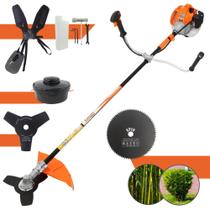 Roçadeira Profissional Vulcan VR520H 2T 52CC 2,5CV Forte e Resistente + Faca Circular 80 Dentes