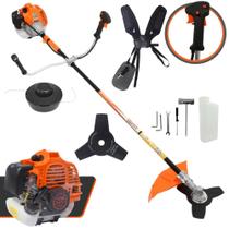 Roçadeira Profissional Vulcan VR520H 2T 52CC 2,5CV Robusta com Lâmina 3P e Carretel de Nylon