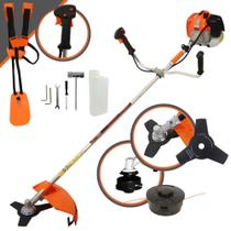 Roçadeira Profissional Vulcan VR620H À Gasolina 2T 62cc 3cv + Lâmina 3 Pontas e Carretel de Nylon Roçadeira Profissional Vulcan VR620H À Gasolina 2T 62cc 3cv + Lâmina 3 Pontas e Carretel de Nylon