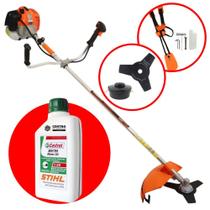 Roçadeira Profissional Vulcan VR620H À Gasolina 2T 62cc 3HP Alta Potência + Óleo Castrol Stihl 500ml Roçadeira Profissional Vulcan VR620H À Gasolina 2T 62cc 3HP Alta Potência + Óleo Castrol Stihl 500ml