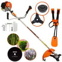 Roçadeira Profissional Vulcan VR620H À Gasolina 2T 62cc 3HP Com Guidão Bi-Partido + Lâmina 80 Dentes Roçadeira Profissional Vulcan VR620H À Gasolina 2T 62cc 3HP Com Guidão Bi-Partido + Lâmina 80 Dentes