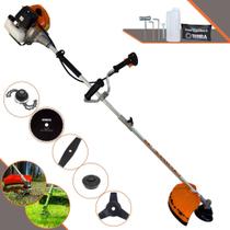 Roçadeira Robusta À Gasolina Terra GRHB430 Bi-Partida 2T 43cc 1,7HP 12.000rpm Aparador de Grama Multifuncional Completo 5 Em 1 Com Carretel + Faca 2 Pontas + Faca 3 Pontas + Faca 80 Dentes + Trimmer Roçadeira Robusta À Gasolina Terra GRHB430 Bi-Partida 2T 43cc 1,7HP 12.000rpm Aparador de Grama Multifuncional Completo 5 Em 1 Com Carretel + Faca 2 Pontas + Faca 3 Pontas + Faca 80 Dentes + Trimmer