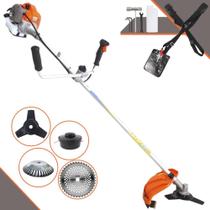 Roçadeira Robusta À Gasolina Vulcan VR430P 43cc 1,7HP de Potência Alta Rotação e Performance Completa Multifunções Com Carretel de Nylon + Lâmina 3 Pontas + Lâmina 40 Dentes de Vídea + Escova de Aço Roçadeira Robusta À Gasolina Vulcan VR430P 43cc 1,7HP de Potência Alta Rotação e Performance Completa Multifunções Com Carretel de Nylon + Lâmina 3 Pontas + Lâmina 40 Dentes de Vídea + Escova de Aço