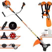 Roçadeira Robusta À Gasolina Vulcan VR520-H 52cc 2,5HP de Alta Rotação Com 6 Opções de Cortes Completo Carretel de Nylon + Lâmina Facão + Lâmina 3 Pontas + Lâmina 6 Pontas + Lâmina 80 Dentes + Trimmer Roçadeira Robusta À Gasolina Vulcan VR520-H 52cc 2,5HP de Alta Rotação Com 6 Opções de Cortes Completo Carretel de Nylon + Lâmina Facão + Lâmina 3 Pontas + Lâmina 6 Pontas + Lâmina 80 Dentes + Trimmer