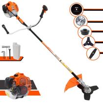 Roçadeira Robusta À Gasolina Vulcan VR520H 52cc 2,5HP 10.000rpm 2T Para Todos os Tipos de Trabalhos Com Carretel Nylon + Lâmina Facão + Lâmina 3 Pontas + Lâmina 40 Dentes de Vídea + Lâmina 80 Dentes Roçadeira Robusta À Gasolina Vulcan VR520H 52cc 2,5HP 10.000rpm 2T Para Todos os Tipos de Trabalhos Com Carretel Nylon + Lâmina Facão + Lâmina 3 Pontas + Lâmina 40 Dentes de Vídea + Lâmina 80 Dentes