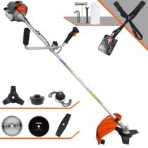 Roçadeira Robusta Vulcan VR330P À Gasolina 33cc 1,2HP 10.000rpm Para Todos os Tipos de Trabalho Com Carretel e Lâmina 3 Pontas + Lâmina Facão + Lâmina 40 Dentes de Vídea + Lâmina 80 Dentes + Trimmer Roçadeira Robusta Vulcan VR330P À Gasolina 33cc 1,2HP 10.000rpm Para Todos os Tipos de Trabalho Com Carretel e Lâmina 3 Pontas + Lâmina Facão + Lâmina 40 Dentes de Vídea + Lâmina 80 Dentes + Trimmer