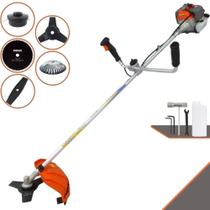Roçadeira Robusta Vulcan VR330P À Gasolina 33cc 1,2HP Alta Rotação Com Carretel de Nylon e Lâmina 3 Pontas + Kit Lâmina 2 Pontas, Lâmina 80 Dentes e Escova de Aço Para Pavers, Concreto e Calçadas Roçadeira Robusta Vulcan VR330P À Gasolina 33cc 1,2HP Alta Rotação Com Carretel de Nylon e Lâmina 3 Pontas + Kit Lâmina 2 Pontas, Lâmina 80 Dentes e Escova de Aço Para Pavers, Concreto e Calçadas