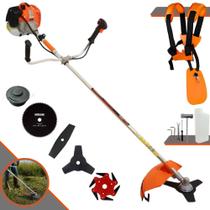 Roçadeira Robusta Vulcan VR620H À Gasolina Motor 2 Tempos 62cc 2T 3HP 12.500rpm Multifuncional Completa 5 Em 1 Com Carretel de Nylon + Faca 2 Pontas + Faca 3 Pontas + Faca 6 Pontas + Faca 80 Dentes Roçadeira Robusta Vulcan VR620H À Gasolina Motor 2 Tempos 62cc 2T 3HP 12.500rpm Multifuncional Completa 5 Em 1 Com Carretel de Nylon + Faca 2 Pontas + Faca 3 Pontas + Faca 6 Pontas + Faca 80 Dentes