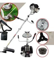 Roçadeira Toyama 2t. 2hp Bipartida + Lamina Poda Galhos 80d Roçadeira Toyama 2t. 2hp Bipartida + Lamina Poda Galhos 80d