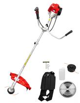 Roçadeira Toyama Premium Gasolina 2T 51,6cc com Carretel e Lâmina 40 Dentes Ideal para Roçada de Mato Capim e Terrenos