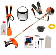 Roçadeira Vulcan trent Vr620h + 2 Laminas + Protetor Facial +Nylon + Oleo 2 Tempos