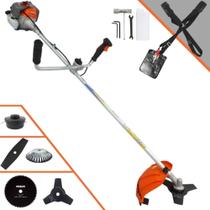 Roçadeira Vulcan VR330-P À Gasolina 33cc 1,2HP de Alta Rotação e Performance Com Guidão Anti-Vibração 5 Opções de Cortes Carretel de Nylon + Lâmina Facão + Lâmina 3 Pontas + Lâmina 80 Dentes + Escova Roçadeira Vulcan VR330-P À Gasolina 33cc 1,2HP de Alta Rotação e Performance Com Guidão Anti-Vibração 5 Opções de Cortes Carretel de Nylon + Lâmina Facão + Lâmina 3 Pontas + Lâmina 80 Dentes + Escova