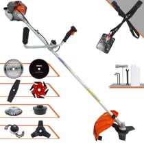 Roçadeira Vulcan VR330P 33cc 1,2HP 10.000rpm Completa Com Guidão Anti-Vibração Carretel e Lâmina 3 Pontas + Lâmina 2 Pontas + Lâmina 6 Pontas + Lâmina 40 Dentes + Lâmina 80 Dentes + Trimmer + Escova Roçadeira Vulcan VR330P 33cc 1,2HP 10.000rpm Completa Com Guidão Anti-Vibração Carretel e Lâmina 3 Pontas + Lâmina 2 Pontas + Lâmina 6 Pontas + Lâmina 40 Dentes + Lâmina 80 Dentes + Trimmer + Escova