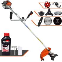 Roçadeira Vulcan VR330P 33cc 1,2HP 10000rpm Para Todos os Tipos de Trabalhos Com Carretel + Faca 2 Pontas + 3 Pontas + 6 Pontas + 40 Dentes de Vídea + 80 Dentes + Trimmer + Escova de Aço + ÓLEO TOYAMA Roçadeira Vulcan VR330P 33cc 1,2HP 10000rpm Para Todos os Tipos de Trabalhos Com Carretel + Faca 2 Pontas + 3 Pontas + 6 Pontas + 40 Dentes de Vídea + 80 Dentes + Trimmer + Escova de Aço + ÓLEO TOYAMA