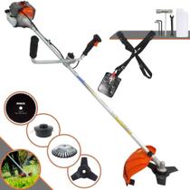 Roçadeira Vulcan VR330P À Gasolina 33cc 1,2HP de Alta Rotação e Performance Com Guidão Anti-Vibração 4 Opções de Cortes Carretel de Nylon + Lâmina 3 Pontas + Lâmina 80 Dentes + Escova de Aço 38 Cerdas Roçadeira Vulcan VR330P À Gasolina 33cc 1,2HP de Alta Rotação e Performance Com Guidão Anti-Vibração 4 Opções de Cortes Carretel de Nylon + Lâmina 3 Pontas + Lâmina 80 Dentes + Escova de Aço 38 Cerdas