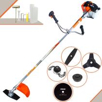 Roçadeira Vulcan VR430S À Gasolina 43cc 1,7HP de Alta Rotação e Performance Máquina de Corta Grama Com 5 Opções de Cortes Carretel Nylon + Lâmina Facão + Lâmina 3 Pontas + Lâmina 80 Dentes + Trimmer Roçadeira Vulcan VR430S À Gasolina 43cc 1,7HP de Alta Rotação e Performance Máquina de Corta Grama Com 5 Opções de Cortes Carretel Nylon + Lâmina Facão + Lâmina 3 Pontas + Lâmina 80 Dentes + Trimmer