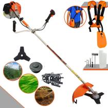 Roçadeira Vulcan VR620H À Gasolina Motor 2 Tempos 62cc 3HP de Potência Alta Rotação Multifunções Completo Para Todos os Tipos de Trabalho Com Carretel de Nylon + Faca 3 Pontas + Enxada Rotativa Roçadeira Vulcan VR620H À Gasolina Motor 2 Tempos 62cc 3HP de Potência Alta Rotação Multifunções Completo Para Todos os Tipos de Trabalho Com Carretel de Nylon + Faca 3 Pontas + Enxada Rotativa